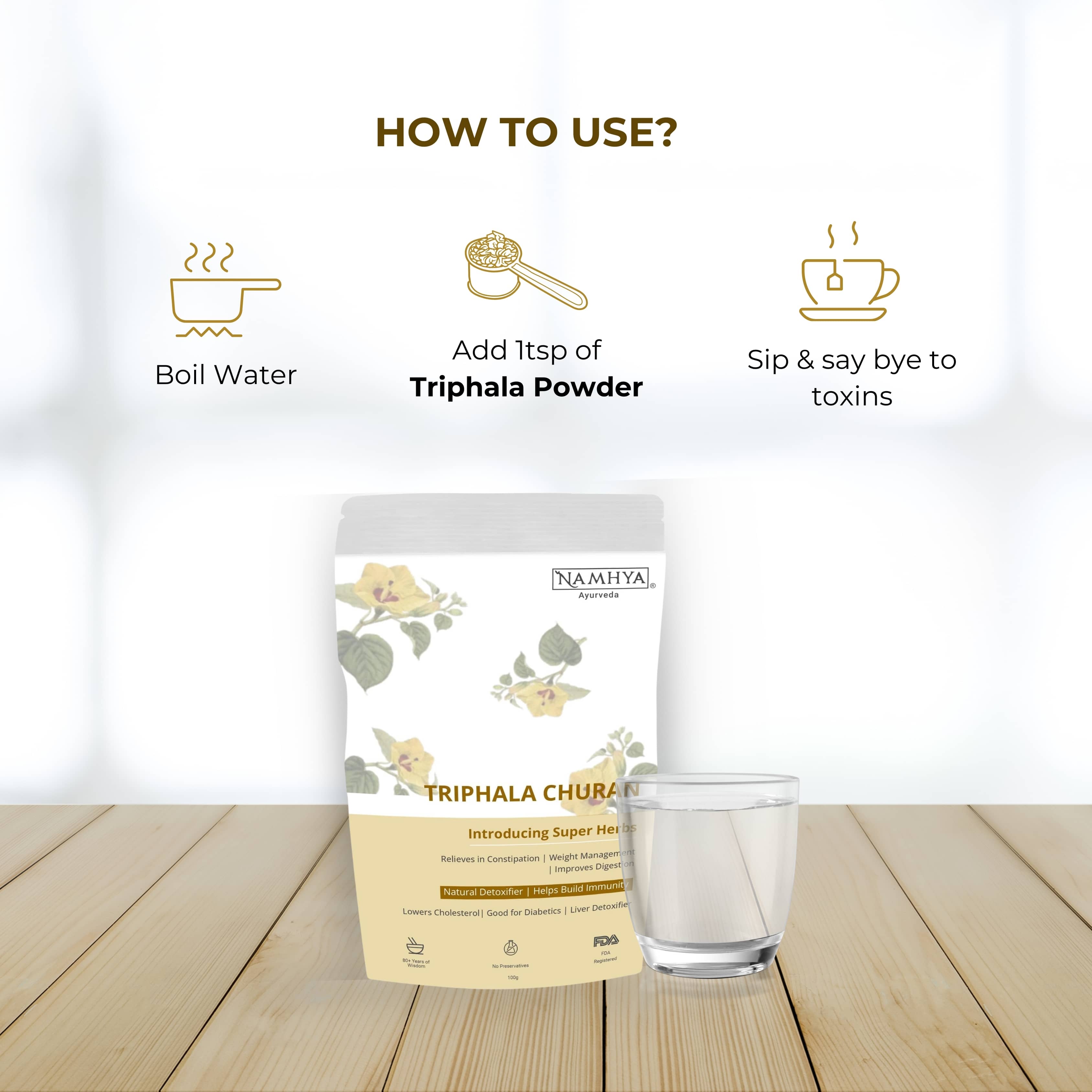 Namhya Triphala Powder thumbnail 2