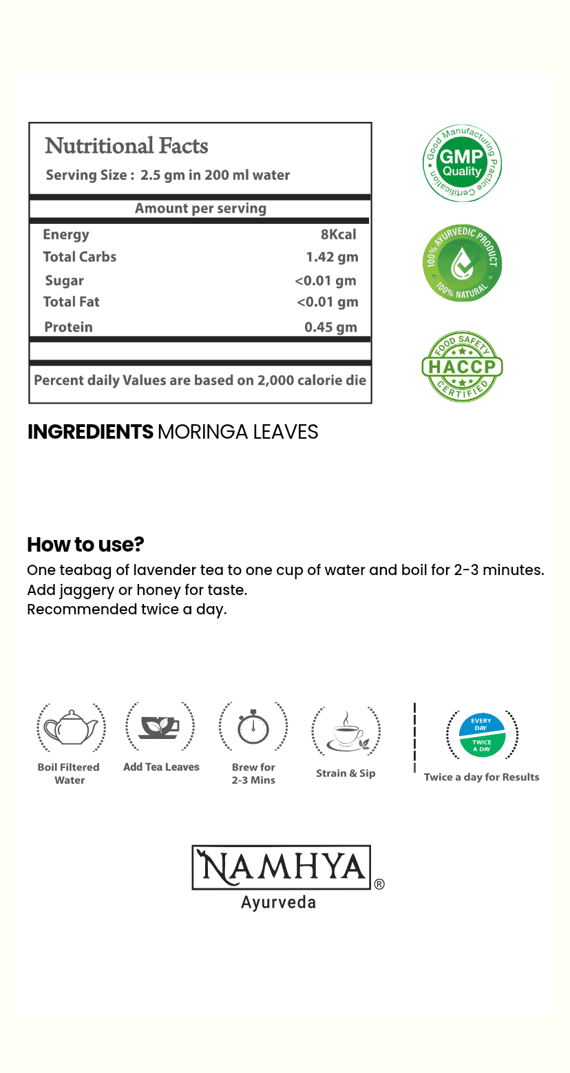 Namhya Moringa Tea thumbnail 3
