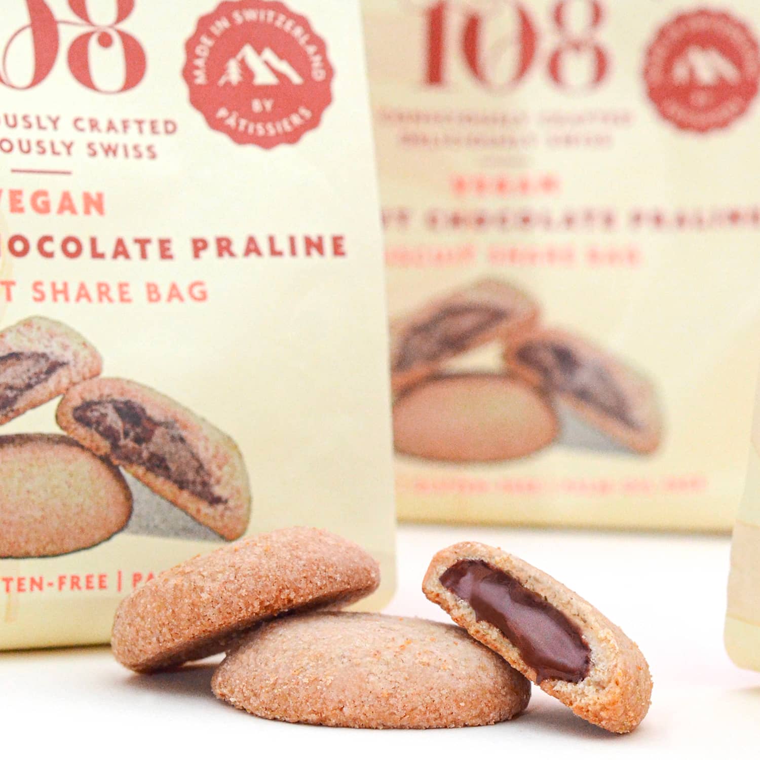 108 Rhythm Hazelnut Chocolate Praline Biscuits thumbnail 2
