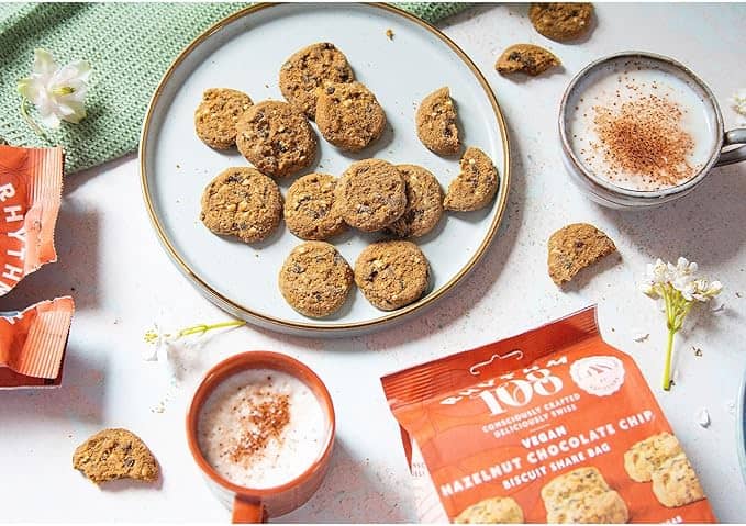 108 Rhythm Vegan Hazelnut Chocolate Chip Biscuits thumbnail 3