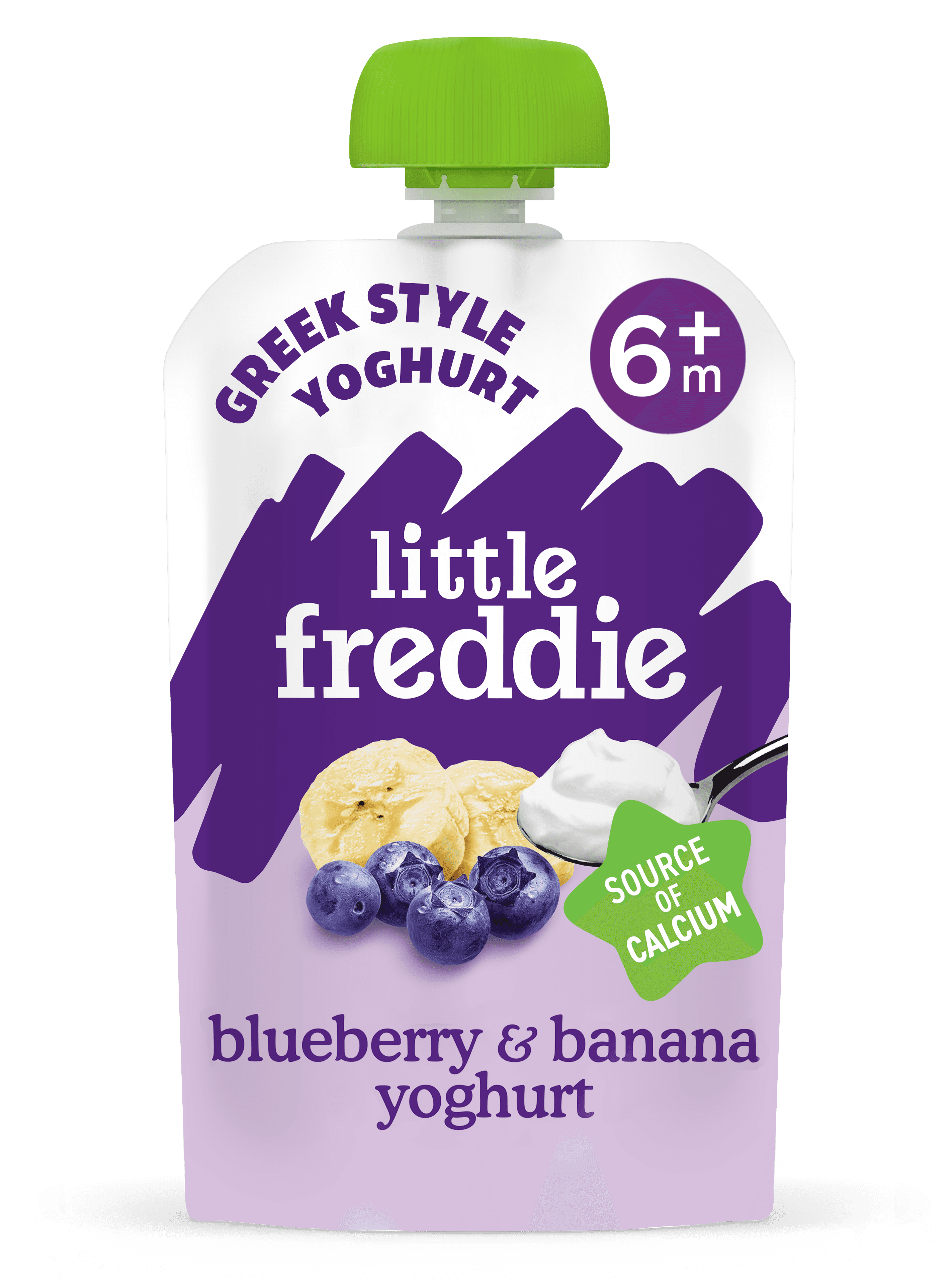 Little Freddie Yogurt Creamy Blueberry & Banana Greek Style Yoghurt thumbnail 1
