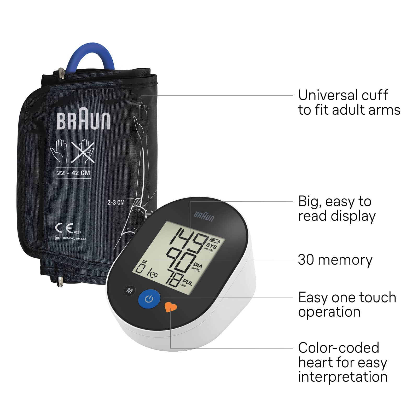 Braun ExactFit® 2 Upper Arm Blood Pressure Monitor thumbnail 3