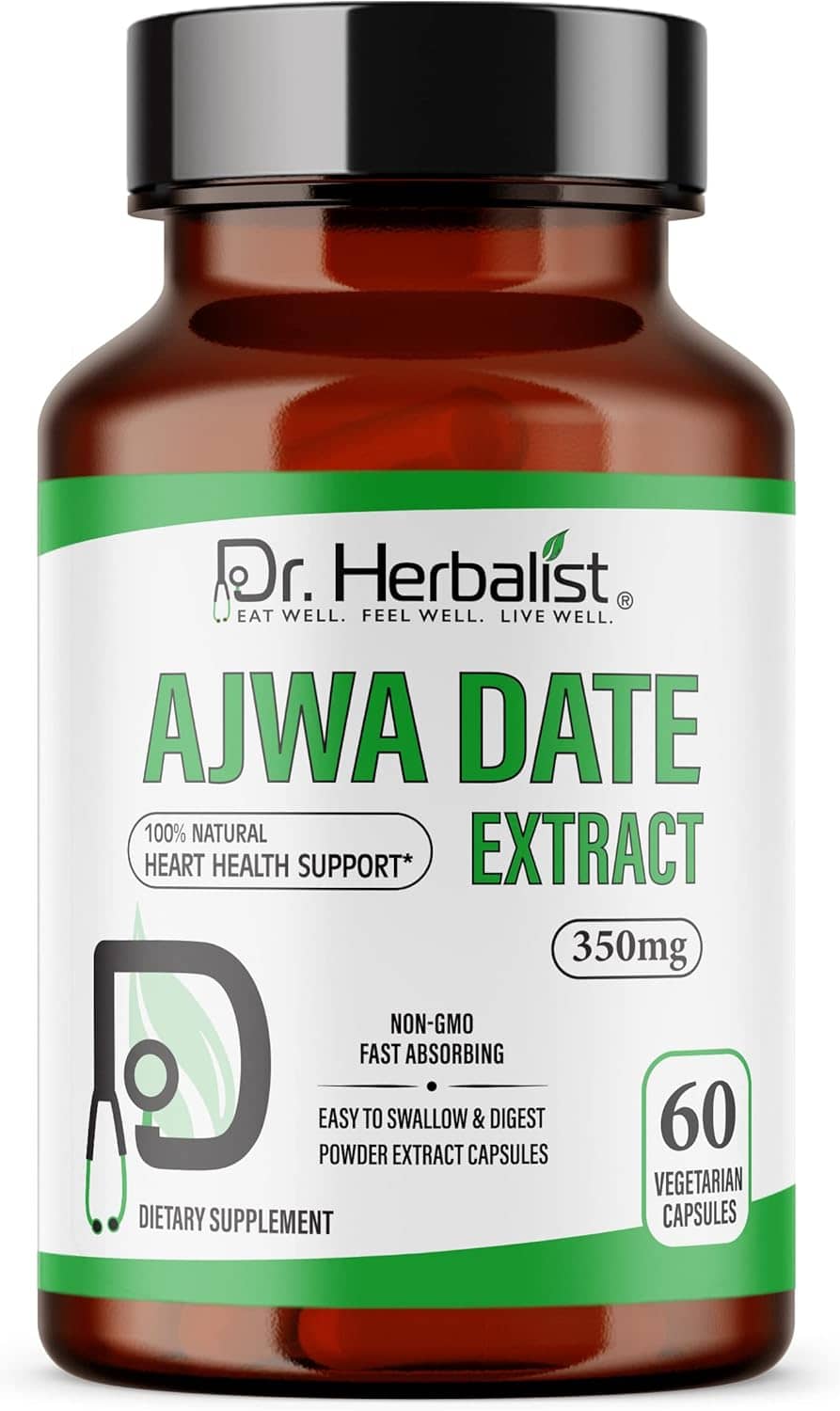 Dr Herbalist Ajwa Date Extract Capsule 350mg thumbnail 1