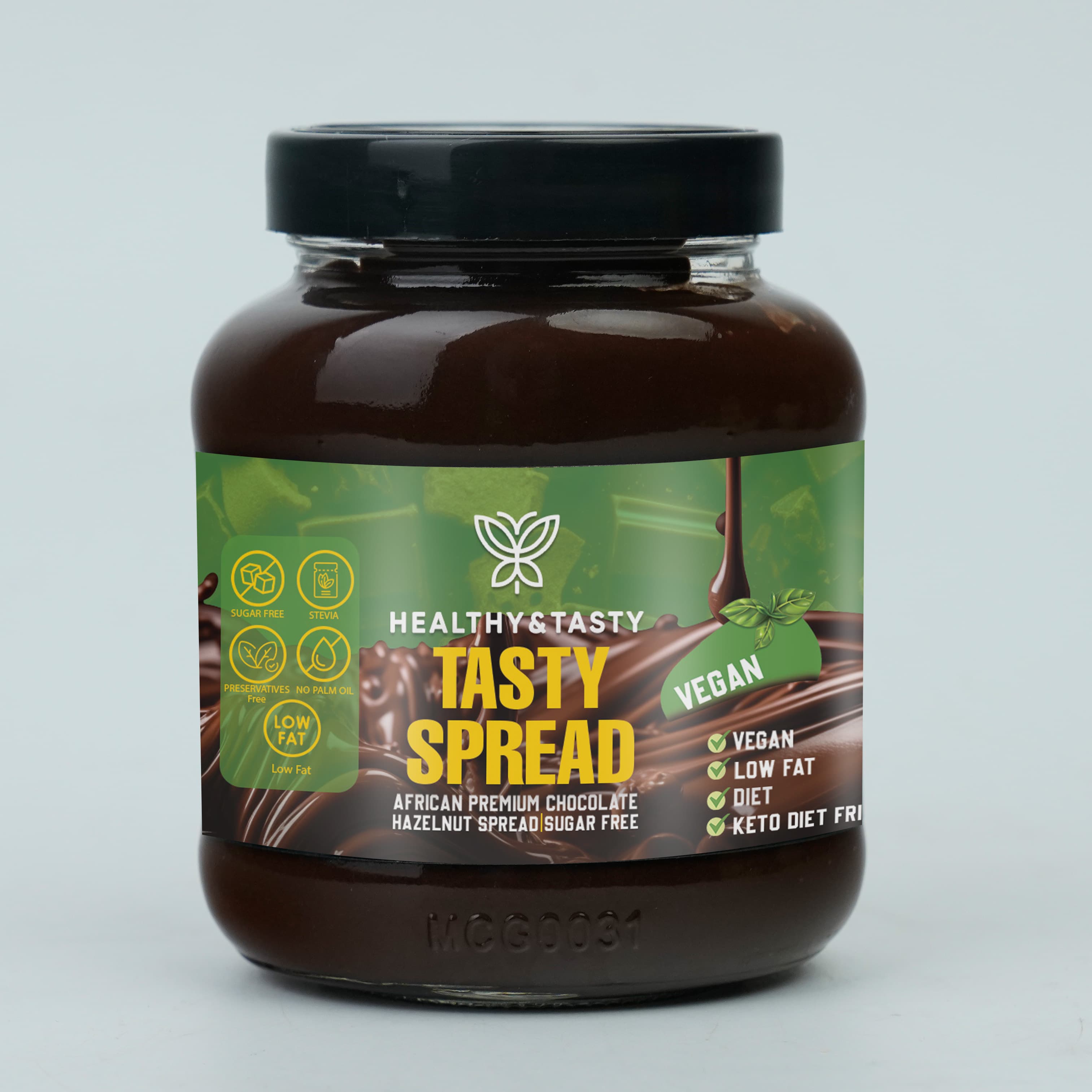 Healthy & Tasty Vegan Spread Chocolate 375 g