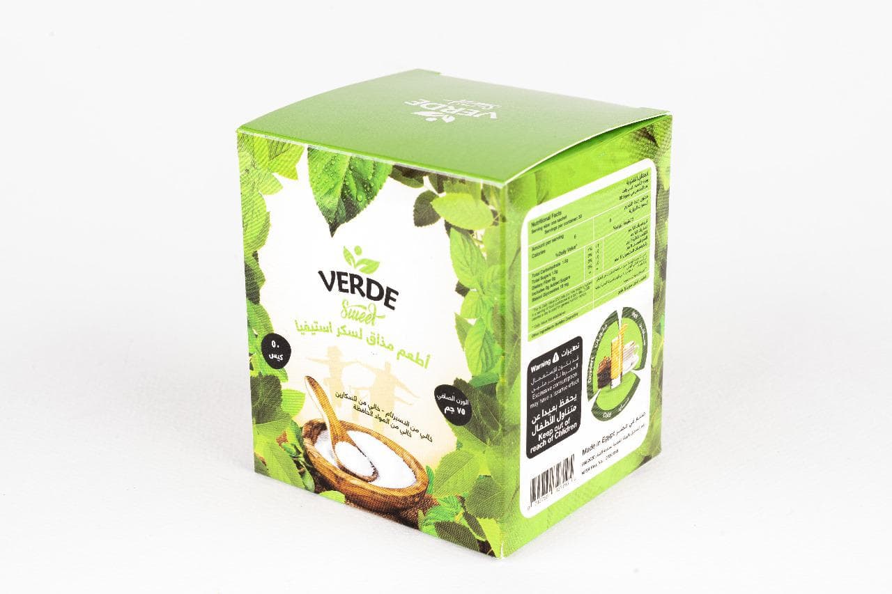 Verde Stevia Sweetner 50 Sachets (75gm)