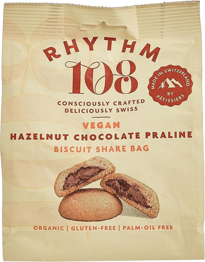 108 Rhythm Hazelnut Chocolate Praline Biscuits
