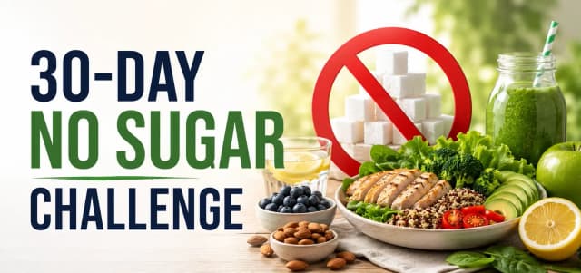 30-Day No Sugar Challenge: Benefits, Meal Plan and Results
