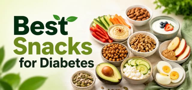 Best Snacks for Diabetes: 15 Healthy & Sugar-Free Options