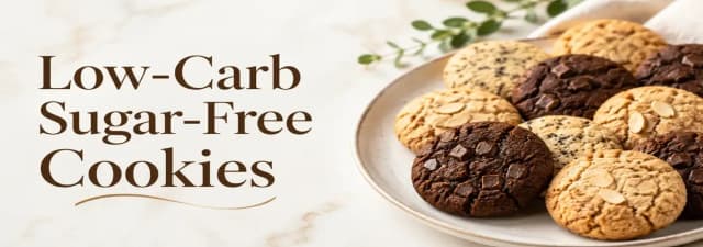 Low-Carb Sugar-Free Cookies for a Diabetic Diet