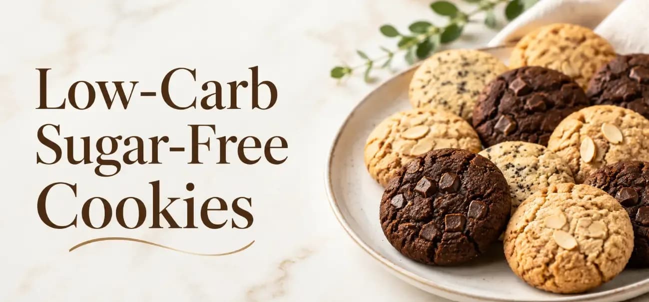 Low-Carb Sugar-Free Cookies for a Diabetic Diet