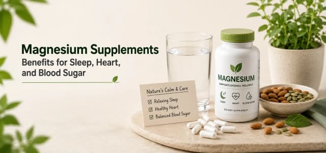 Magnesium Supplements Benefits for Sleep, Heart, and Blood Sugar