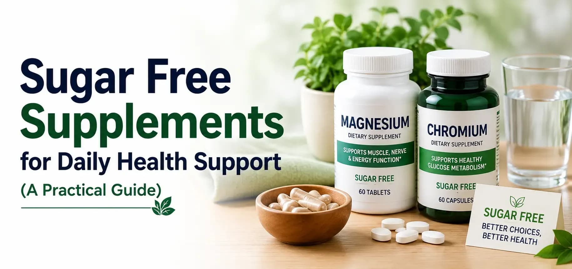 Sugar Free Supplements for Daily Health Support (A Practical Guide)