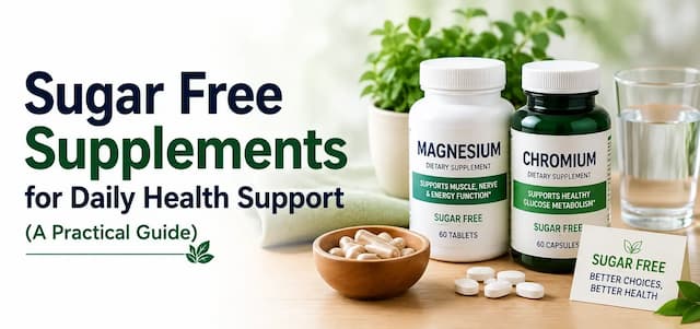 Sugar Free Supplements for Daily Health Support (A Practical Guide)