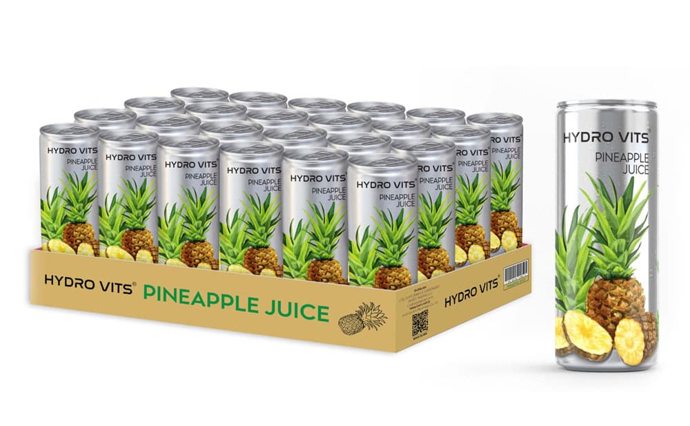 Hydrovits Pineapple Juice (24 X 320ML)