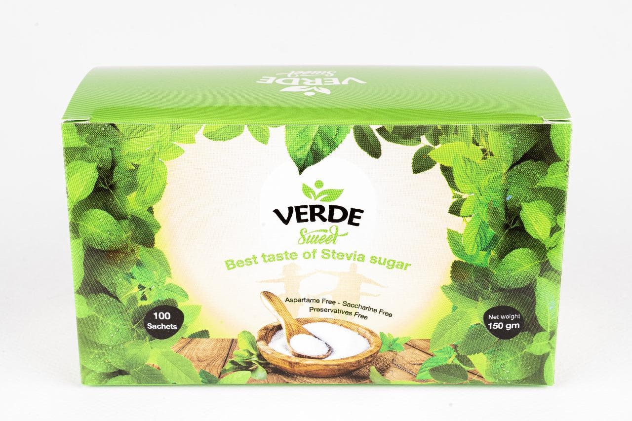 Verde Stevia Sweetner 100 Sachets (150gm)